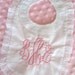 Monogrammed English Bib