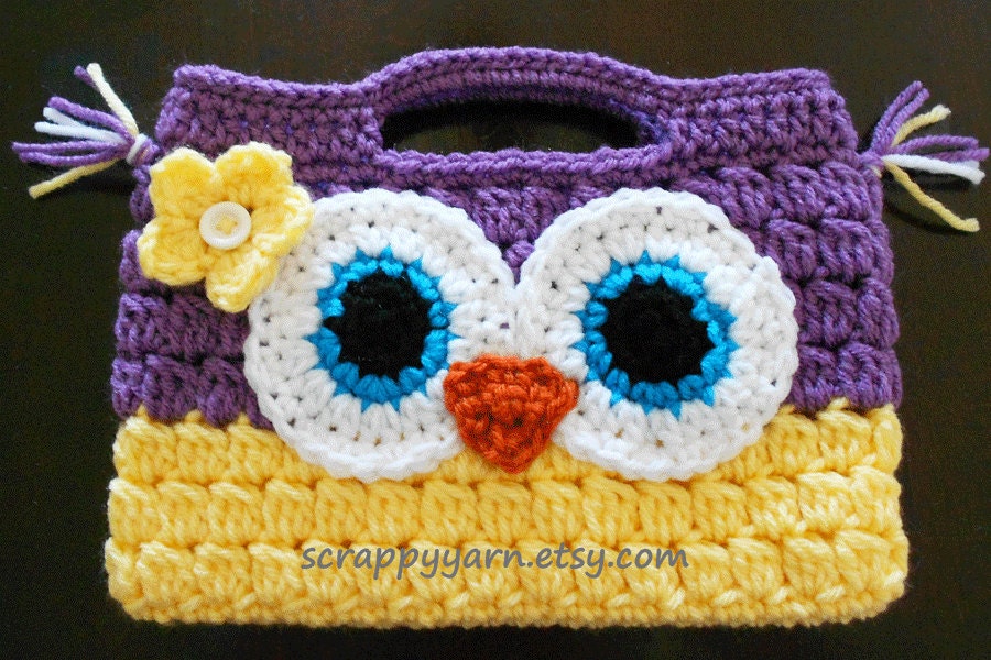 Crochet Owl Purse