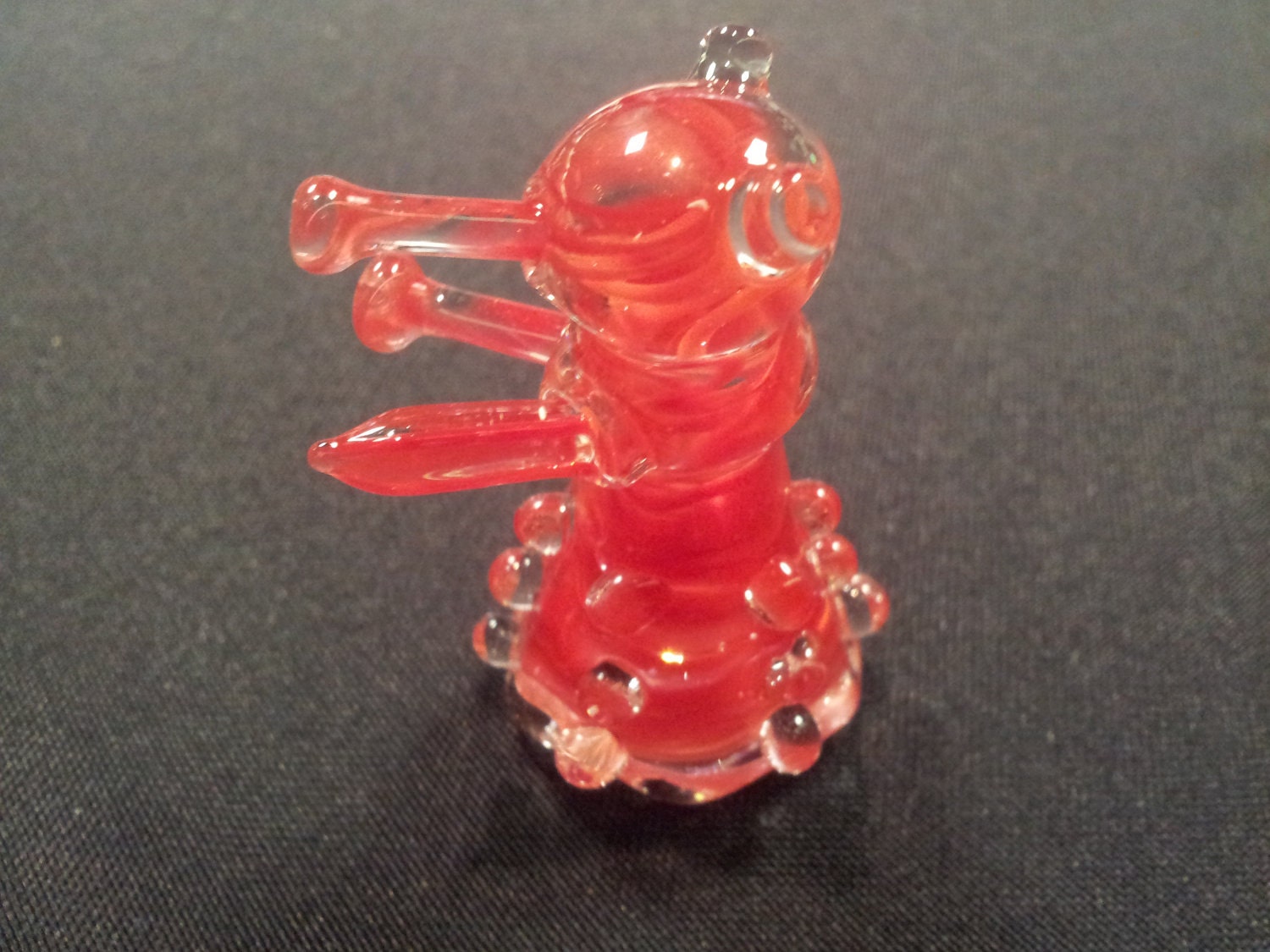 Glass Dalek in Swirly Red