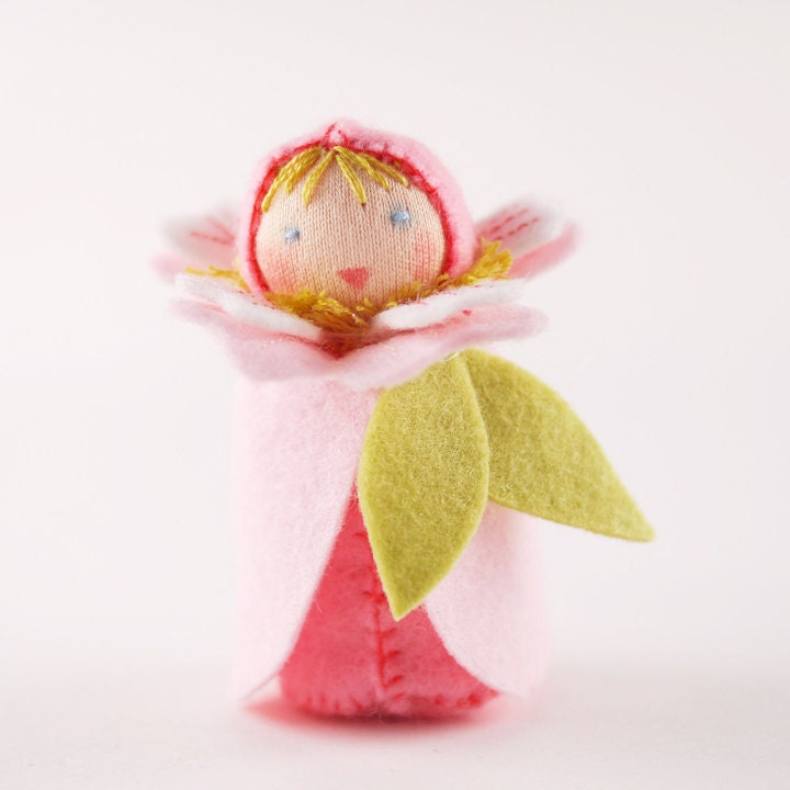 Felt Doll Cherry Blossom - Pastel Pink Decoration/Toy