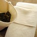 Reusable Tea Bags Organic Cotton Eco Friendly -- 3X4" Set of 10