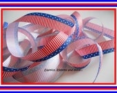 Stars and Stripes 7/8" Grosgrain Ribbon  - 5Yds