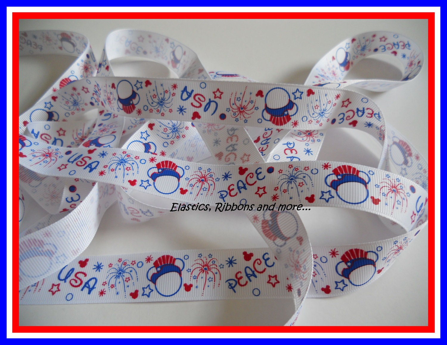 Peace USA Grosgrain Ribbon - 5Yds