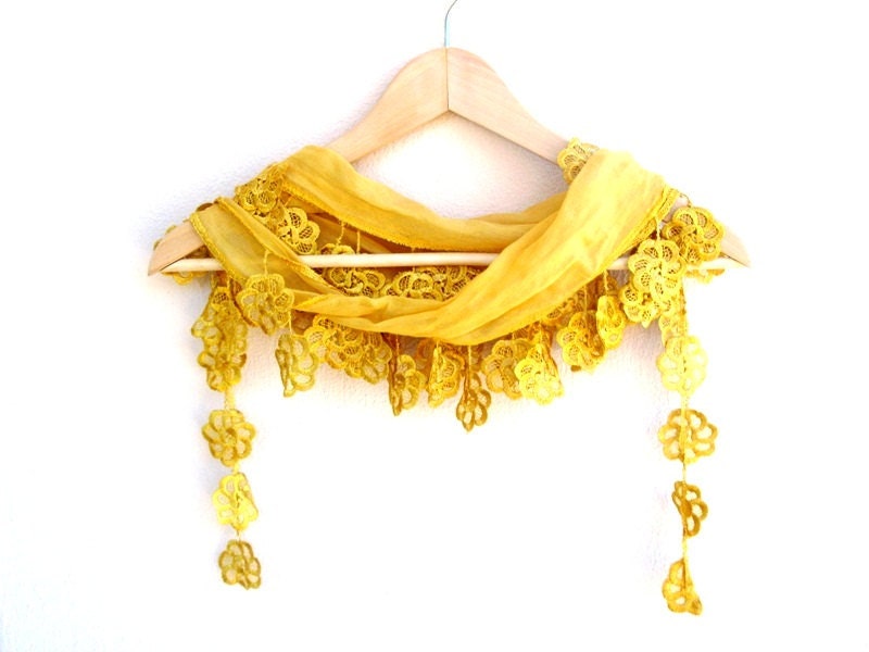 NEW LISTING Natural Cotton Scarf Adorned Fringed Guipure Scarf,Bandana,Headband,Elegant 2013 fashion