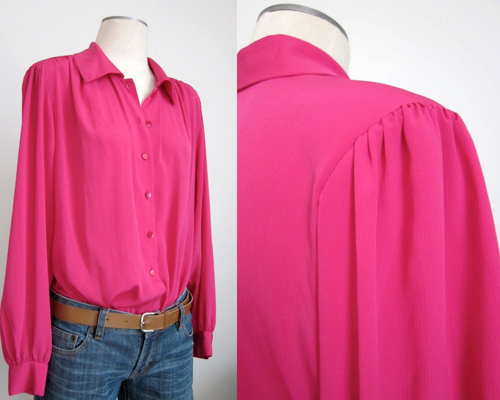 Doublju Basic Slim Fit Long Sleeve Button Down Collared Shirts for Women with Plus Size Black X 