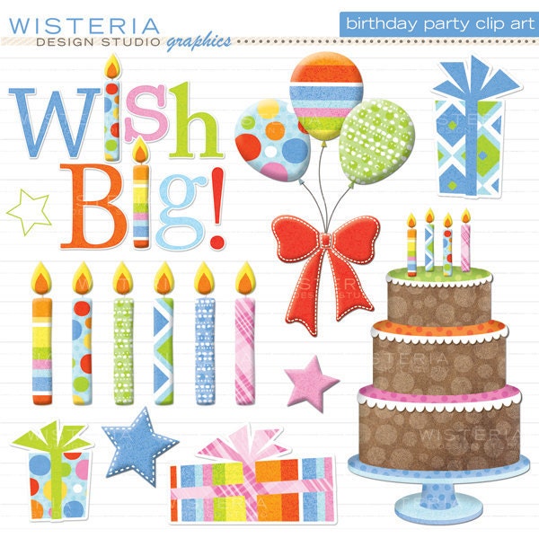 clip art pictures of birthday party - photo #36