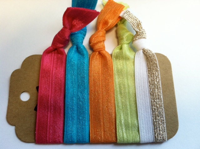 Cute Comfy Elastic Hair Ties - Leaves No Bump No Ridge