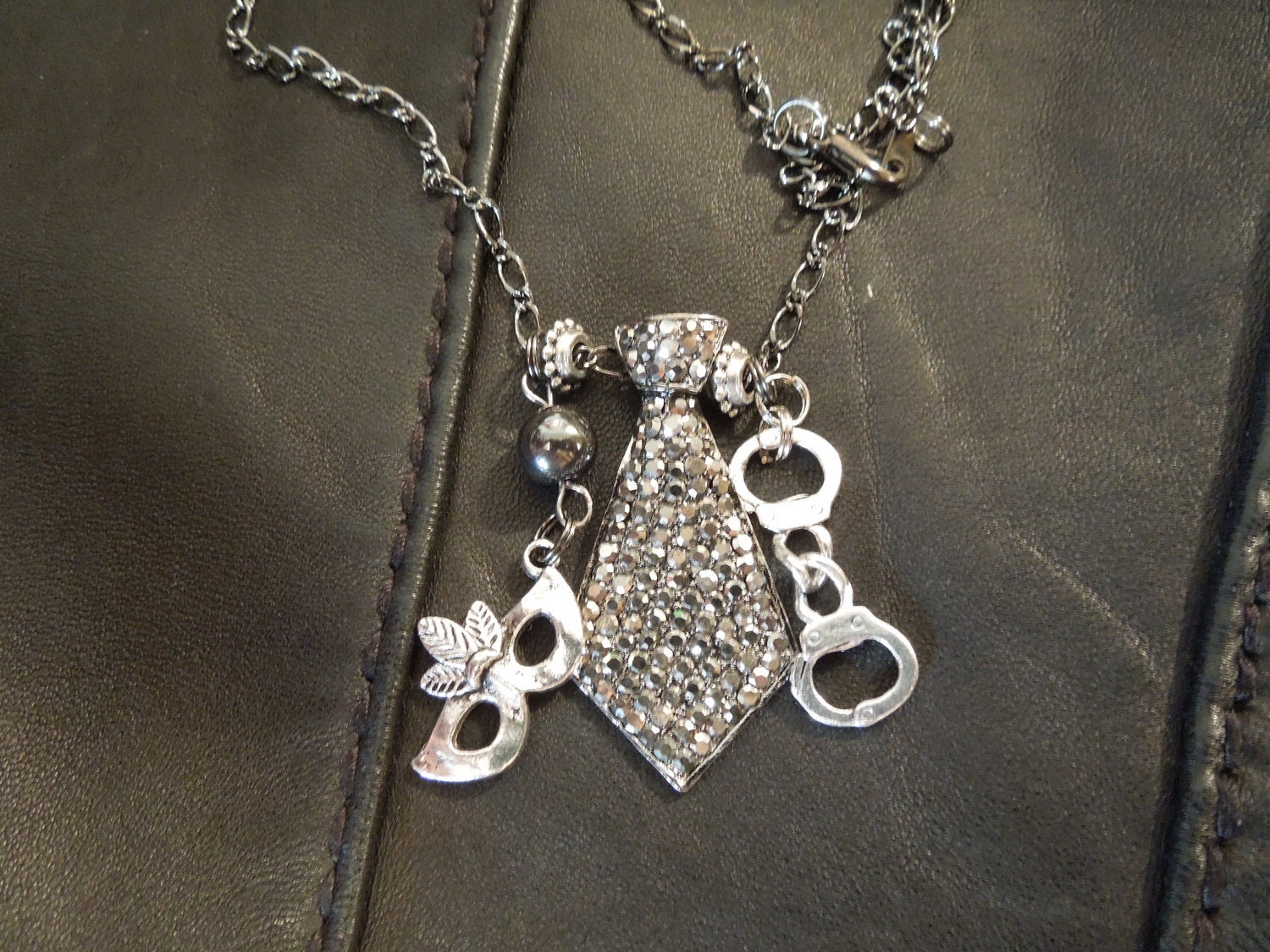 50 Shades of Grey Inspired Necklace