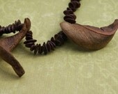 Vintage Necklace Made of Seeds
