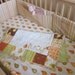 Custom Baby Crib Bedding- 3 piece set- Lotus