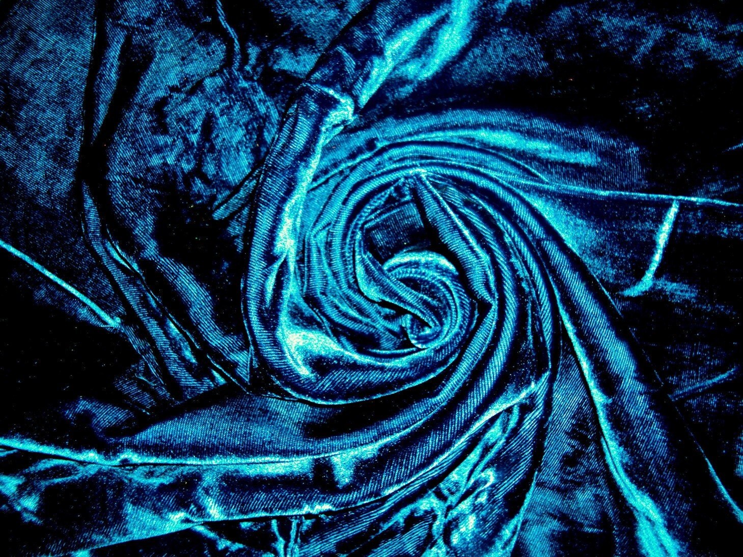 Blue Velvet Fabric