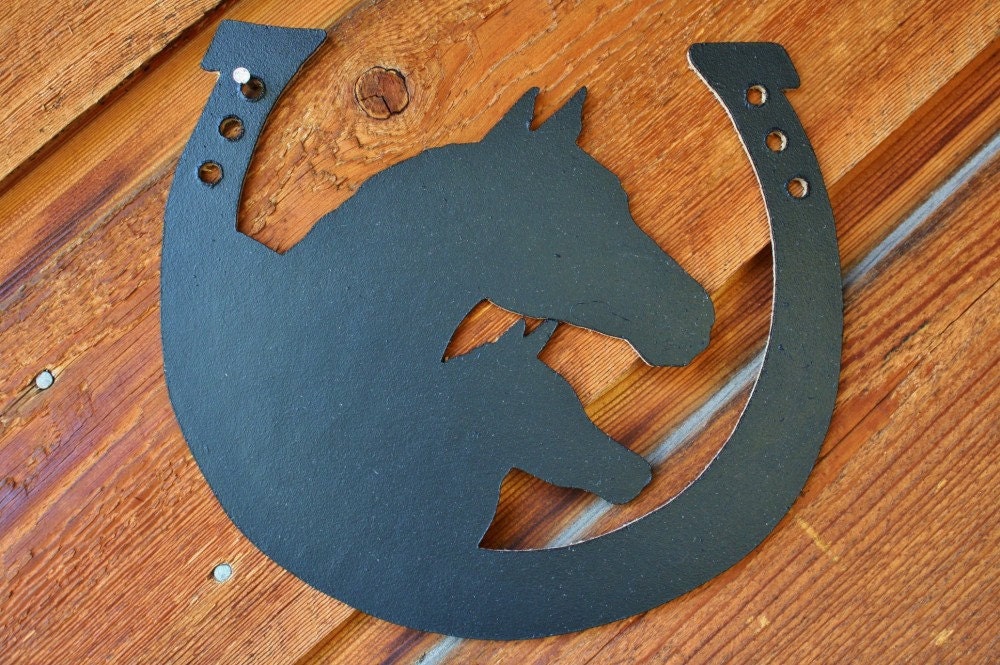 HORSE & HORSESHOE CHALKBOARD, Note Board, Photography Prop, Cowgirl Cowboy Western