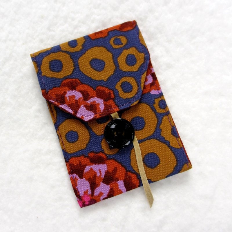 Business Card Case, Business Card Holder, Fabric Wallet