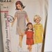 SALE Vintage Girls Dress Pattern Simplicity 6212
