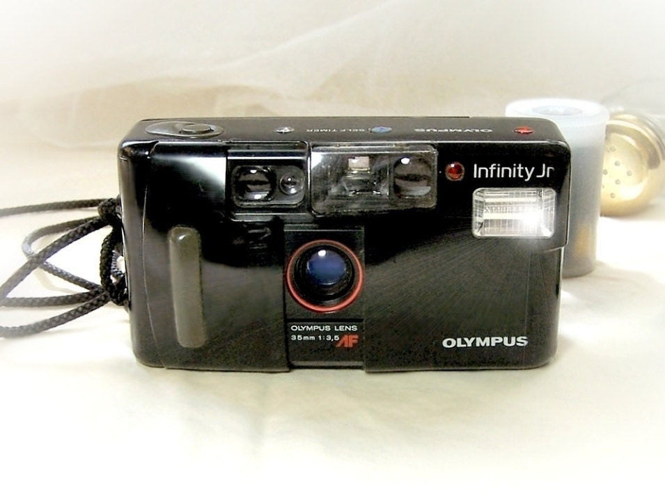 Olympus Infinity Jr - Vintage 35mm Film Camera - one of the best automatic cameras made by Olympus 1980s EXCELLENT
