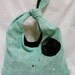 Teal and Black Purse Flowers and Jewels
