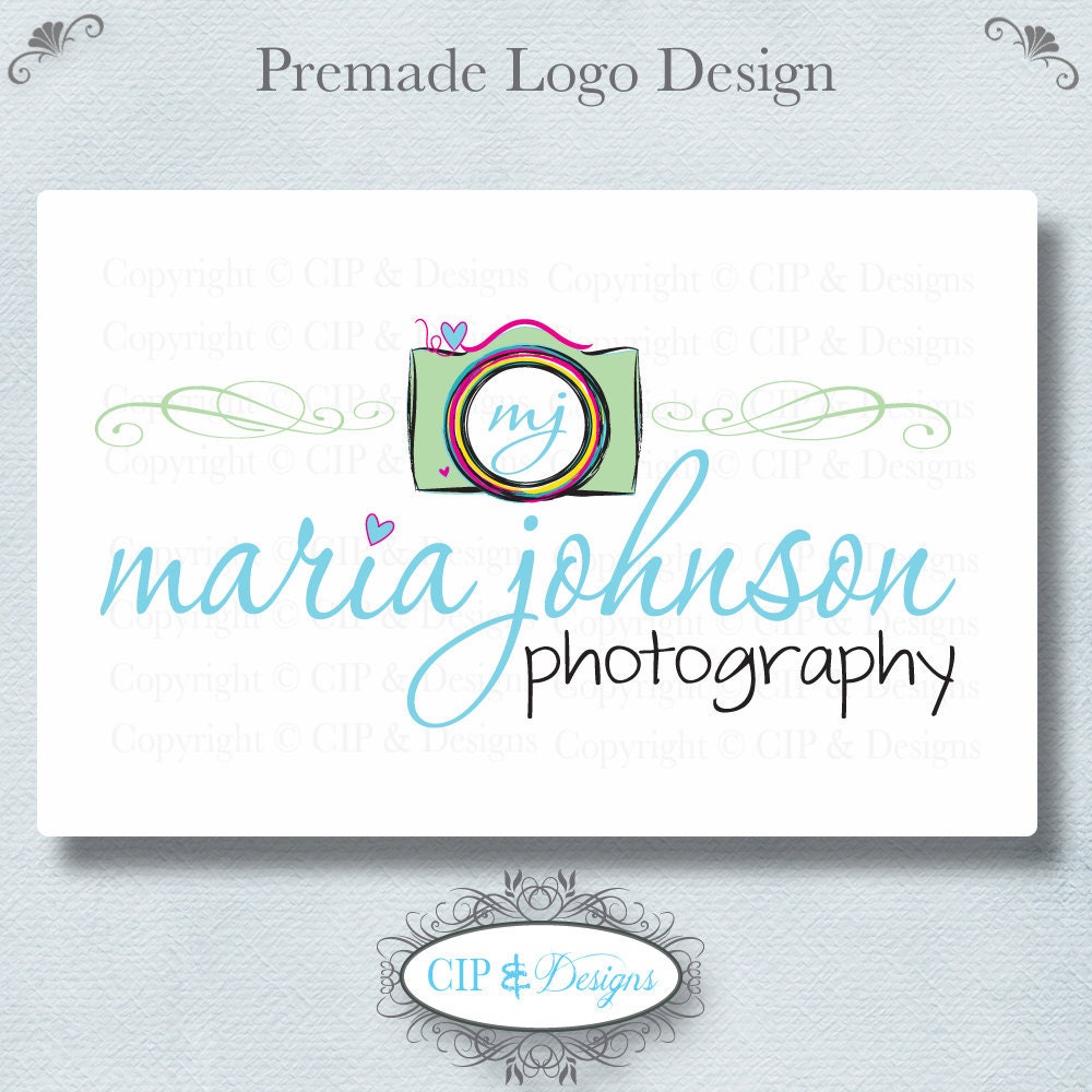 Premade Logo and Watermark...Pre made logo design...Deluxe Premade Photography Logo