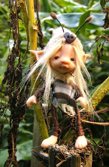sweet fairy fairie bug posable ooak