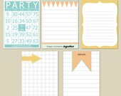 INSTANT DOWNLOAD - Printable Journaling Cards "Birthday Boy" - Project Life - Scrapbooking