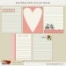 INSTANT DOWNLOAD - Printable Journaling Cards "Love you forever" - Project Life - Scrapbooking