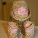Cowgirl Hat and Booties Set
