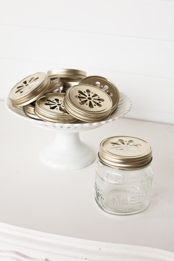 Stamped GOLD Lid - set of 24