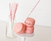 Light Pink Diagonal Stripe Treat Sticks