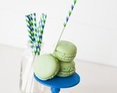 Blue & Green Stripe Treat Sticks