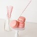 Light Pink Diagonal Stripe Treat Sticks