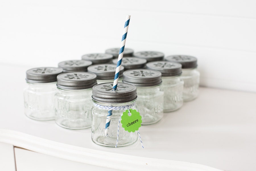 Lime & Navy Party Drink Kit