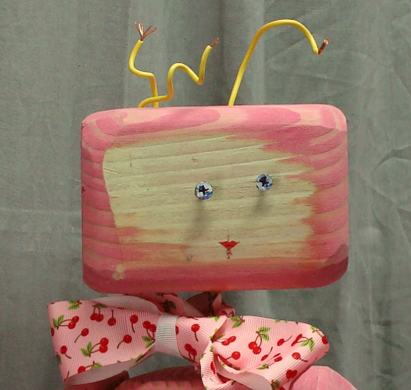 Upcycled MonsterWood Bot - Suzie H. Martin - Industriously Pink