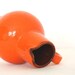 Vintage ceramic orange pitcher