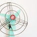 Vintage retro mint 50s fan by bjm