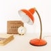 Vintage tangerine tango gooseneck lamp