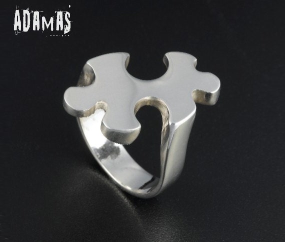Sterling Silver Puzzle Ring