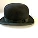 French Vintage bowler hat .Derby.Dobbs .Fall . Winter. Eveteam