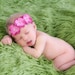Gorgeous Newborn Baby Girl Flower Headband- Photography Props- Newborn Headband-Wedding- Birthday-Naming Ceremony-flower girl