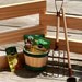 Miniature gardening tools, pitch fork and hoe, tiny, potting soil, garden tools, rustic, crafts