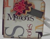3X3 Mini Scrapbook Fall Mini  Memories Mini  Scrapbook