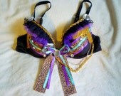 Guns & Leopard Bra Top