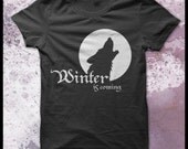 Game of thrones tshirt men's - Winter is coming