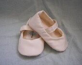 Ivory SILK & ORGANIC COTTON Mary Jane's--Baptism--Christening