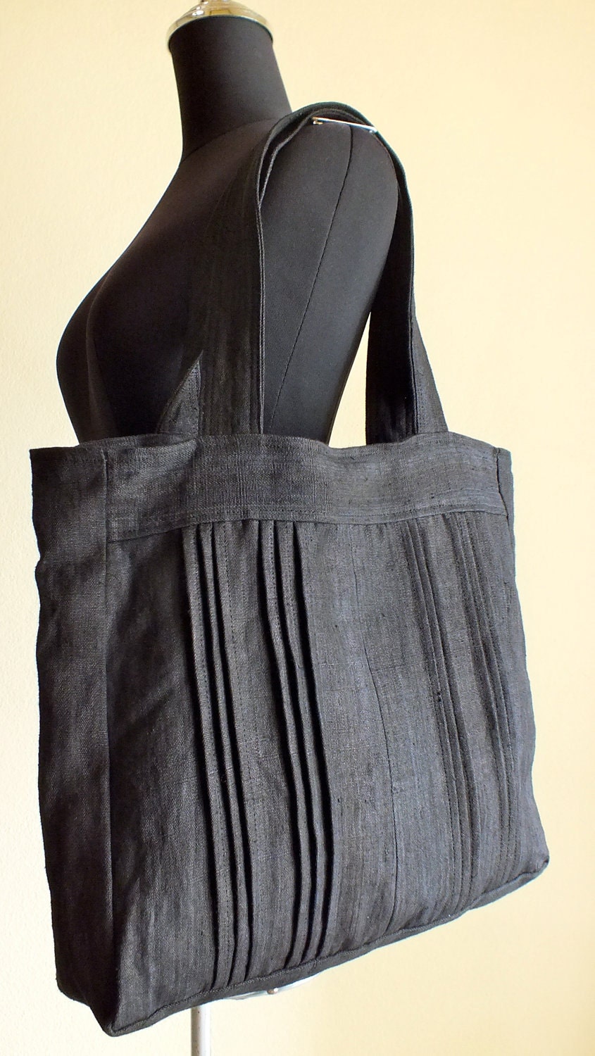 Vintage handwoven hemp, black color, Handbag,tote handbags and purses from Thailand