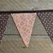 Earthy - Vintage Bunting Banner with 12 Flags