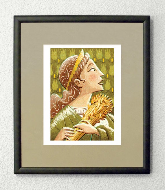 Greek Gods - Demeter 8" x 10" Print
