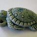 Turtle bottle Pendant Prayer Box Vessel Animal Totem Raku