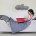 CLOUD shaped pillow - grey