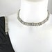 Vintage rhinestone tennis necklace and bracelet set bridal wedding prom