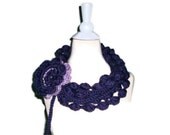 Fashion scarf purple.