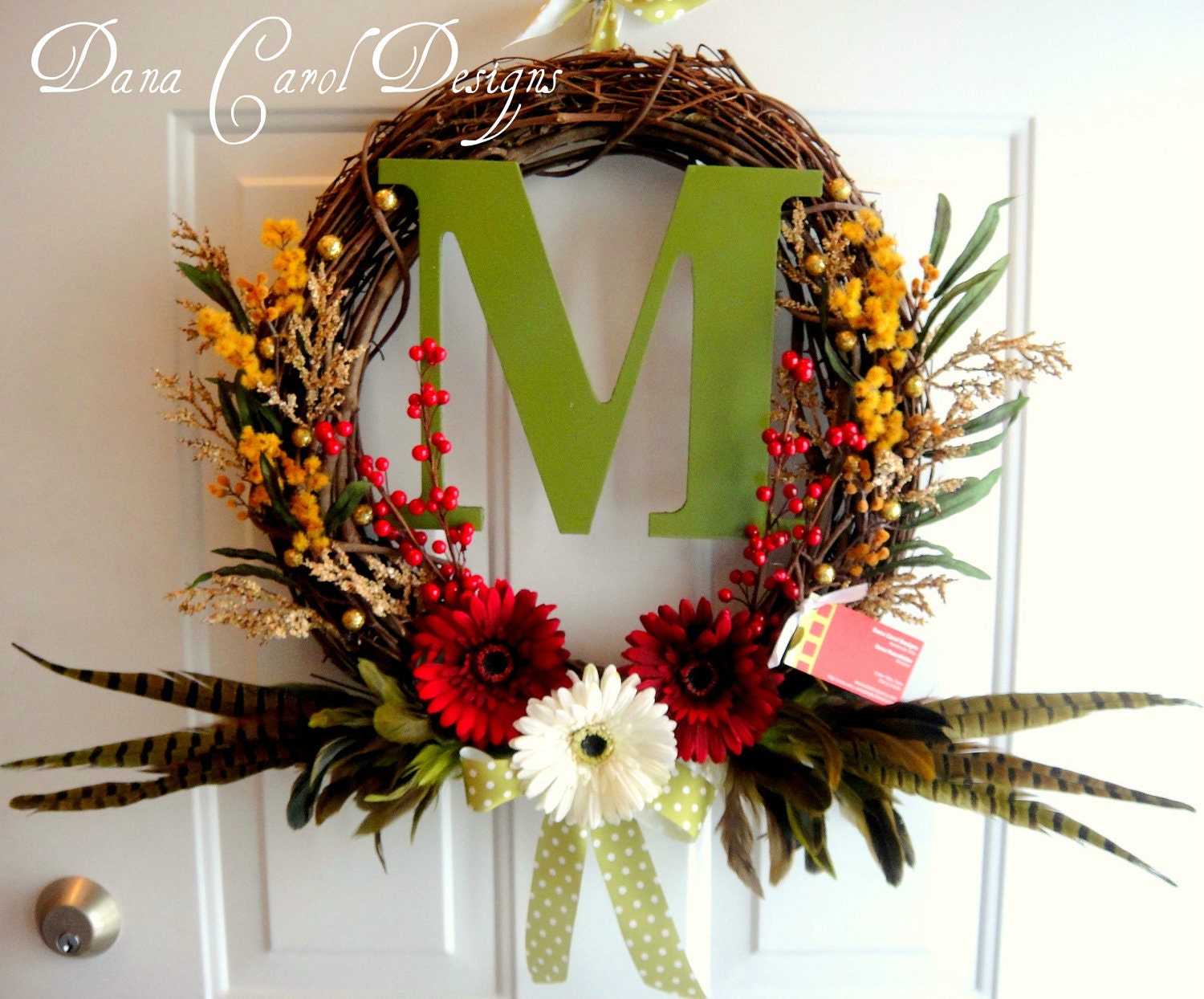The "Valarie" Natural All Occasion All Seasons Wreath